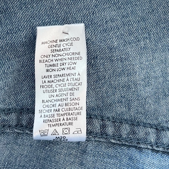 Calvin Klein denim button down shirt - Picture 3 of 5